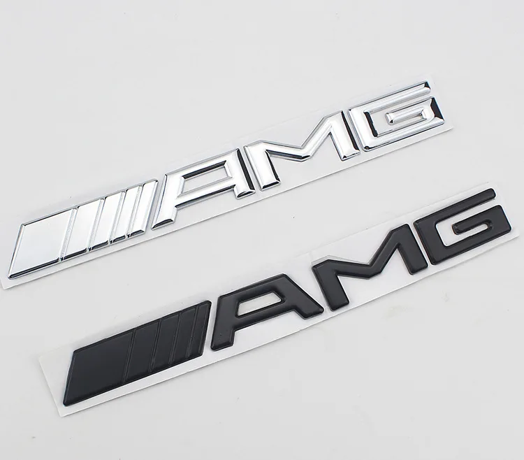 AMG логотип автомобиля подходит для Mercedes Benz модифицированный цинковый сплав задняя маркировка металла 3D стерео маркировка