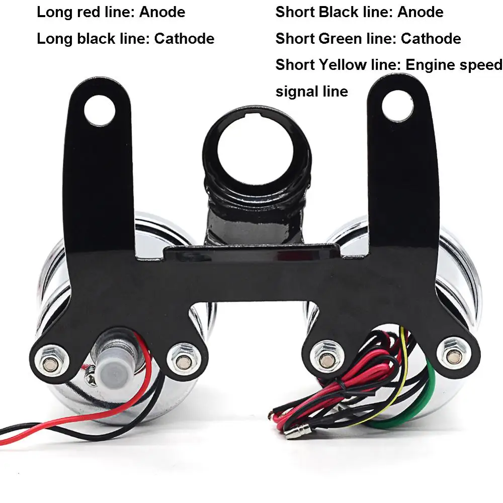 Универсальный мотоцикл 12 В со светодиодный Ной подсветкой одометр и Тахометр