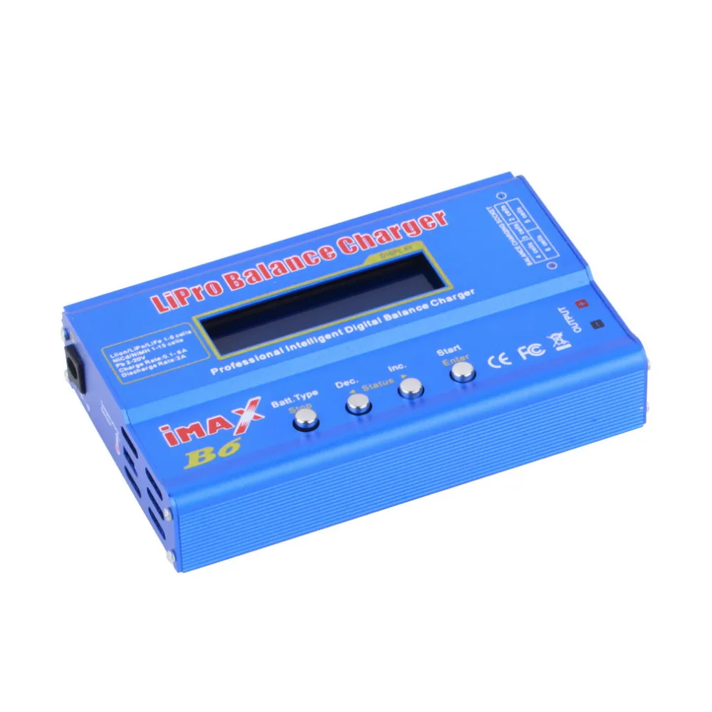 Digital IMAX B6 80W Lipo Battery Balance Charger XT60 Plug For RC Car Quadcopter Drone Airplane Helicopter | Игрушки и хобби