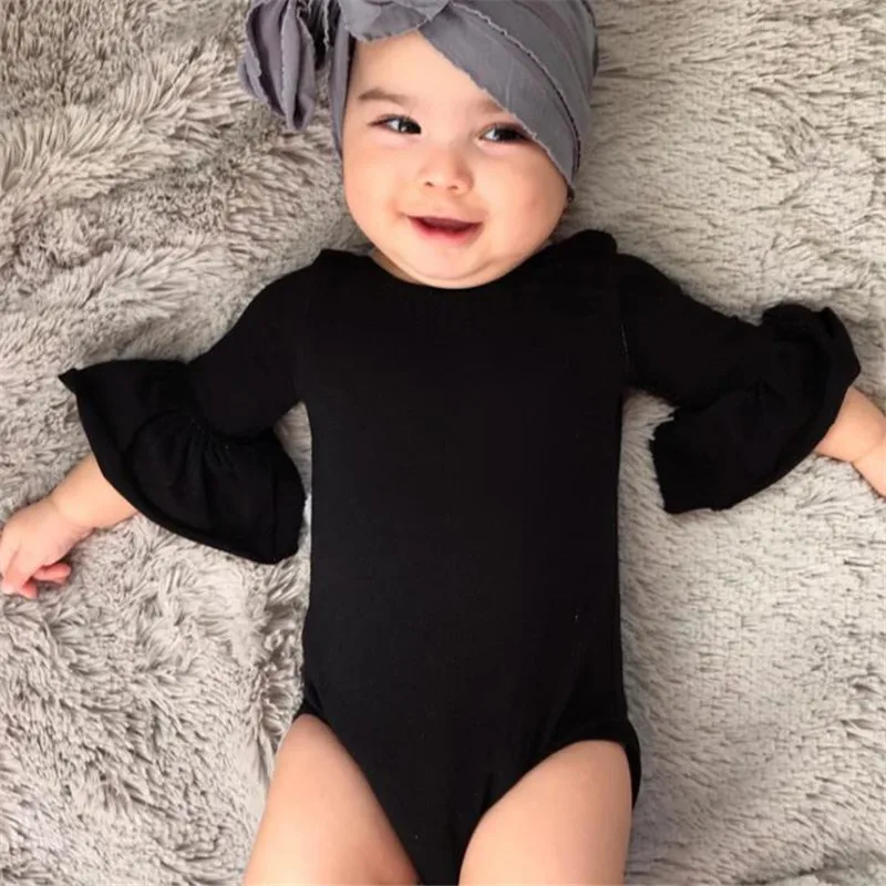 Боди для новорожденных Летний комбинезон с длинными рукавами малышей мягкий