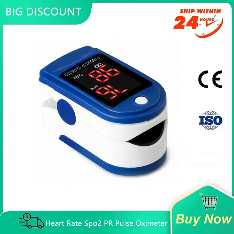 

Newest Heart Rate Spo2 PR Pulse Oximeter Portable Finger Oximeter Fingertip Pulse Oximeter Medical Equipment With OLED Display