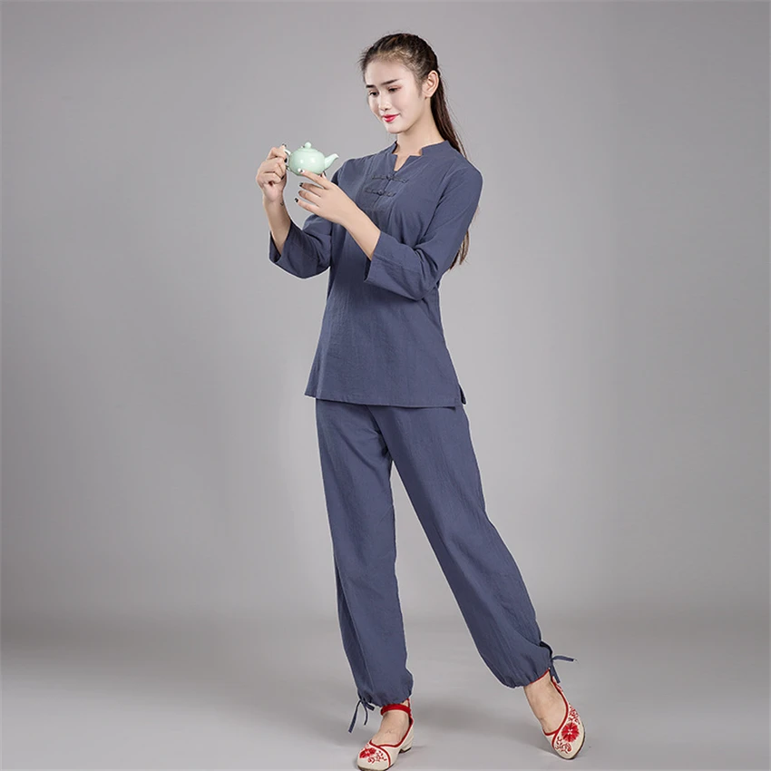 Униформа кунг фу Тай Чи одежда ханьфу платье ушу Тхэквондо костюмы для