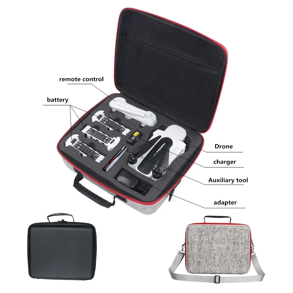 

Black PU Waterproof Carrying Case Storage Handbag For H117S Quadcopter