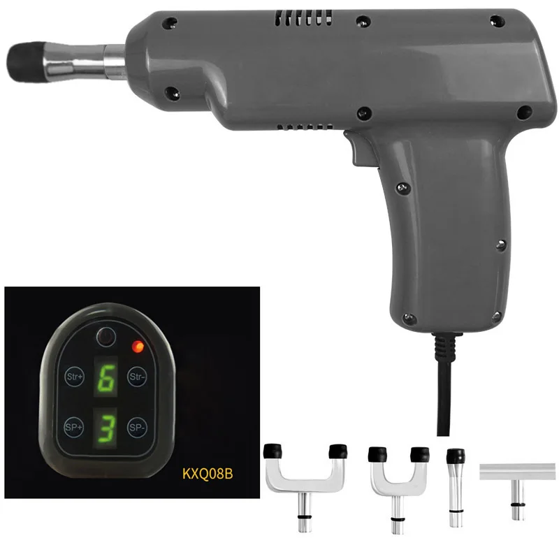 2019 Новинка 650N инструмент для регулировки хиропрактики 4 головки электрическая