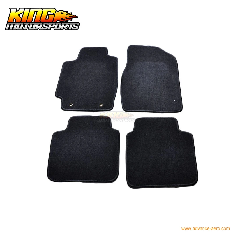 Подходит 02 06 Toyota Camry 4Dr коврики ковер спереди и сзади нейлон черный 4 шт США