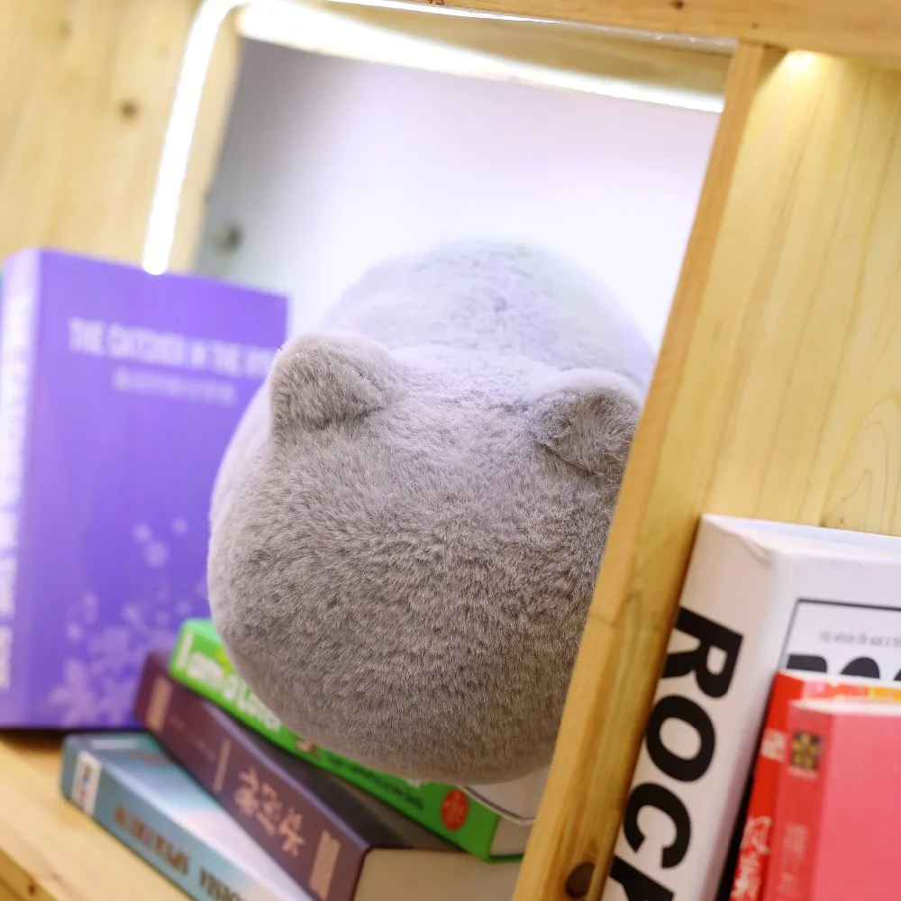 Ashin кошка плюшевые подушки Подушка задняя тень заполненная животное подушка