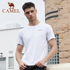 Футболка CAMEL МужскаяЖенская для активного отдыха, Повседневная Мягкая дышащая спортивная рубашка с коротким рукавом, с круглым вырезом, S-2XL