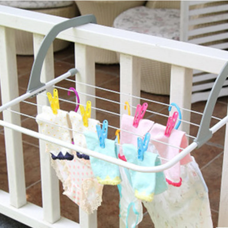Складная Сушилка для ванной комнаты вешалка полотенец одежда складная стойка