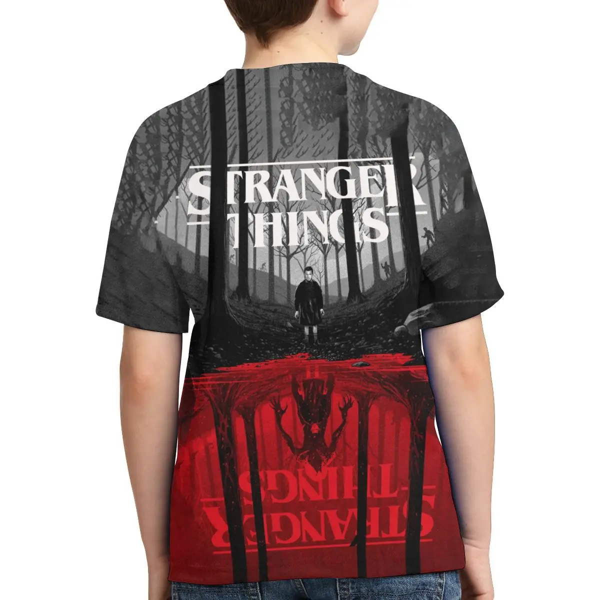 

Stranger Things Short Sleeve T-Shirt Men's Basic Teen-agers XS