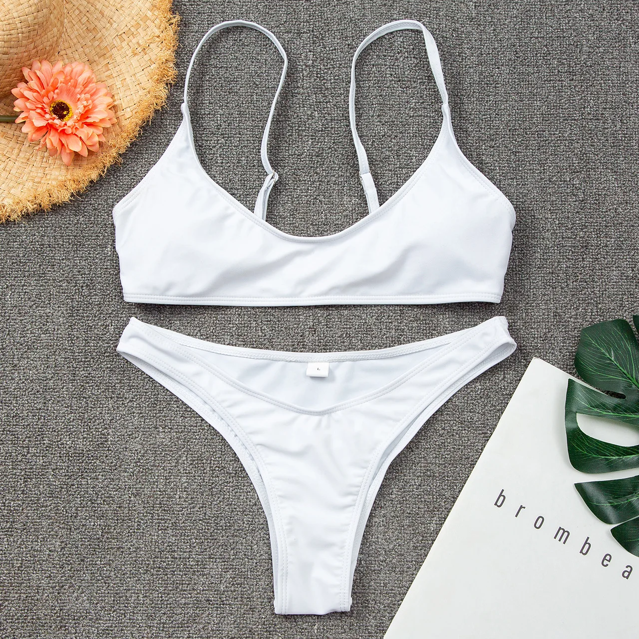 

Bandeau Bikini Women Swimwear Bathing suit Sexy Bikinis Solid Push Up Bikini 2021 Hot Sale Padded Bra Swimsuit S-XL