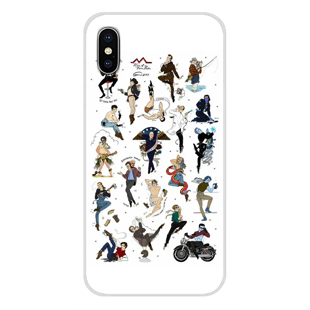 For Samsung A10 A30 A40 A50 A60 A70 Galaxy S2 Note 2 3 Grand Core Prime Welcome To Twin Peaks tv show Transparent TPU Shell Case | Мобильные