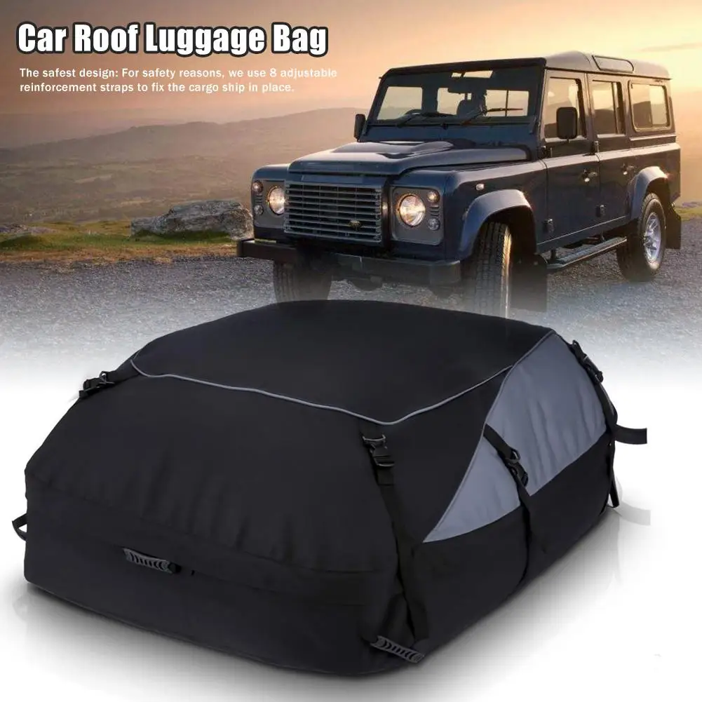 

350L Car Roof Bag Cargo Carrier with 8 Reinforced Straps Waterproof Rooftop Cargo CarrierTravel Waterproof Cloth UV Van For Cars