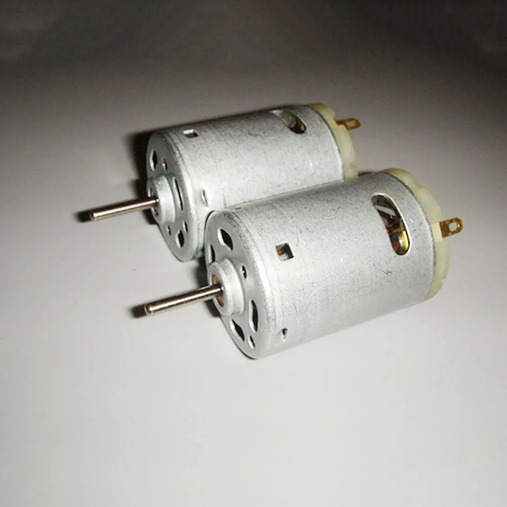 Микро Мини RS-385 мотор круглый DC 12V 24V 36V высокоскоростная медная углеродная щетка