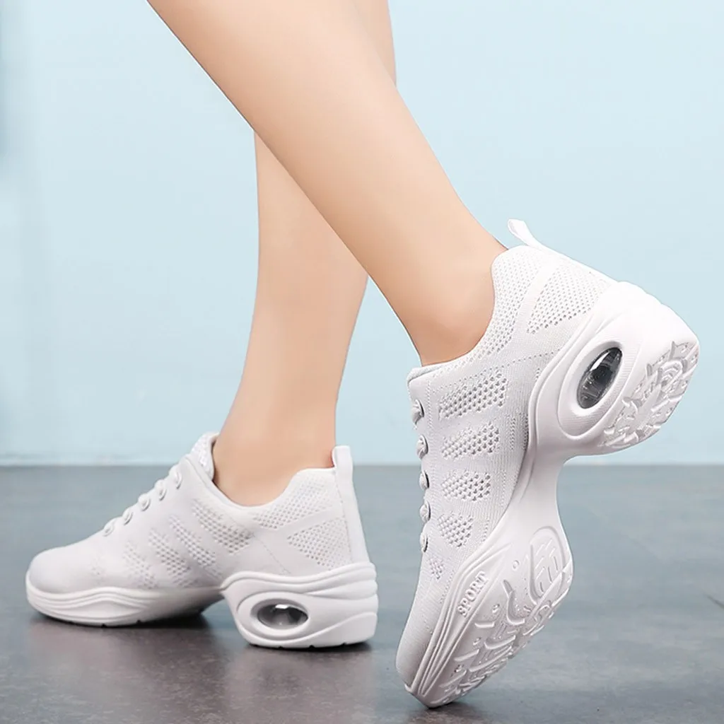 Женская танцевальная обувь Удобная с мягкой подошвой для фитнеса Мужская джаза