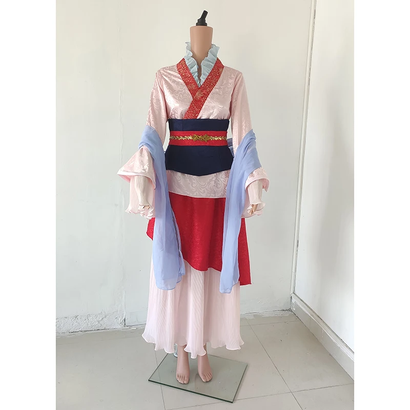 Movie Mulan Cosplay Costume Adult Women Stage Role-playing Clothes Fancy Halloween Carnival Outfit
