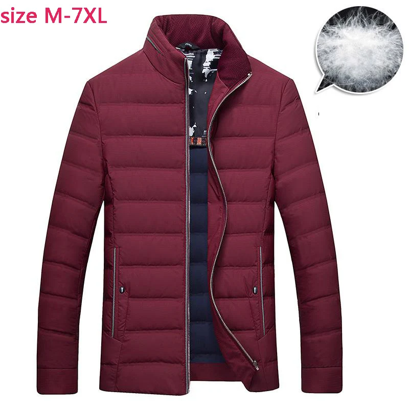 new arrival fashion super large Men Down Jacket Casual Winter Loose high quality coat Polychromatic plus size M-3XL4XL5XL6XL7XL | Мужская
