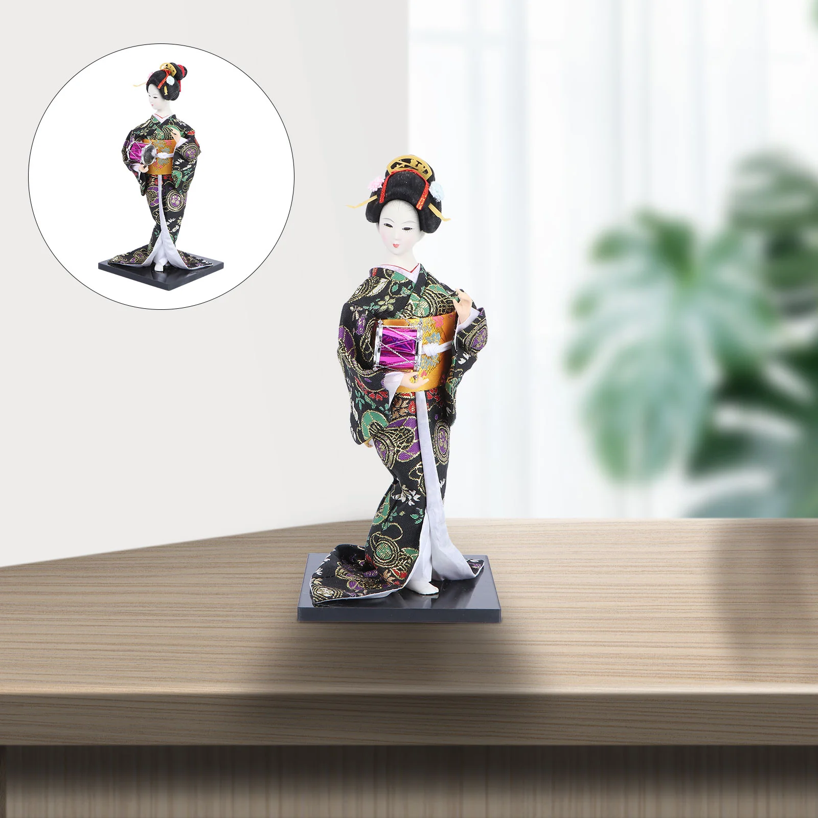

1pc Creative Geisha Shape Ornament Desktop Adornment Desktop Crafts Decor