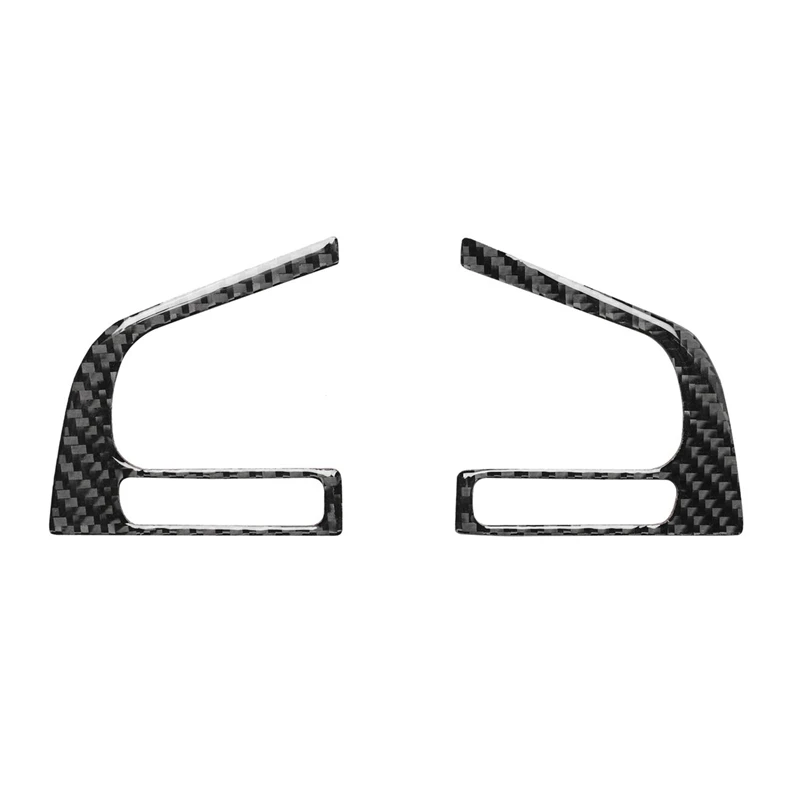 

Carbon Fiber Interior Steering Wheel Button Cover Trim for Subaru Forester 16-18