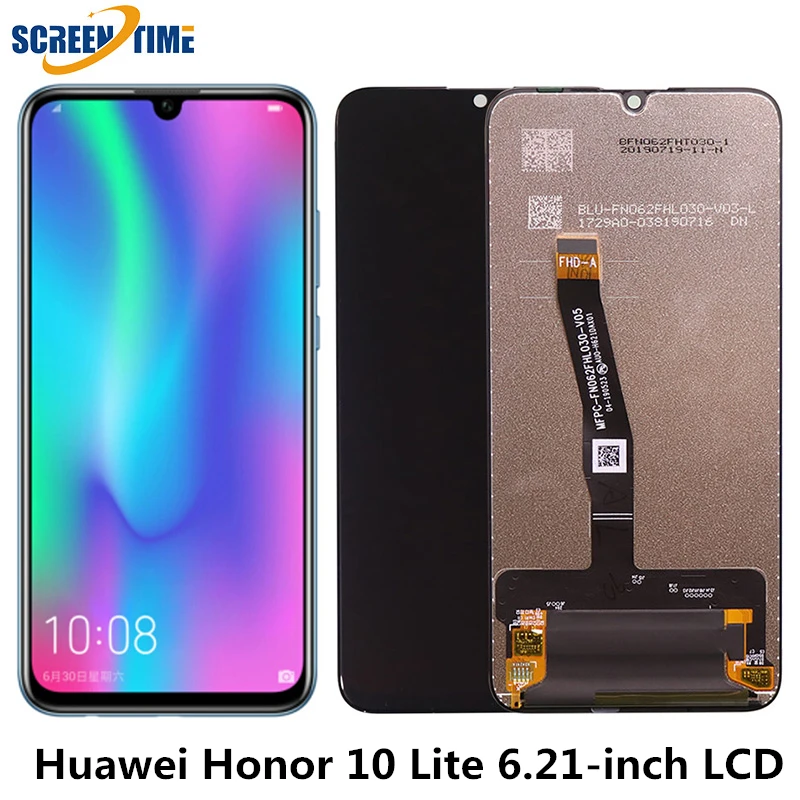 Сменный ЖК экран для Huawei Honor 10 Lite оригинальный дисплей 6 21 дюйма с рамкой ремонта LX1