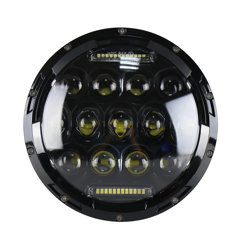 Привет/ближнего света 75 Вт 7 дюймов круглый светодиодные лампы для авто off road фары