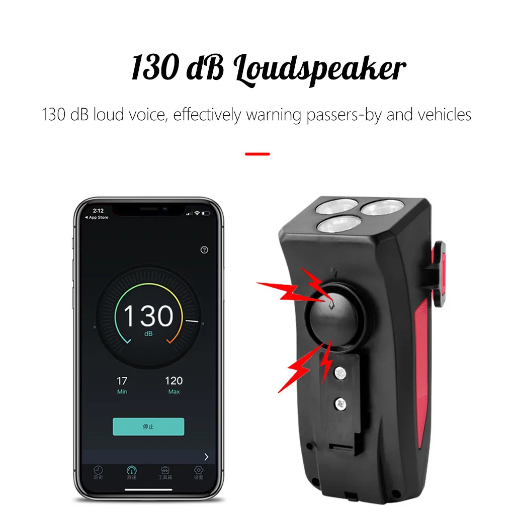 Велосипедный фонарь держатель телефона 4 в 1 велосипедный передний USB Звонок