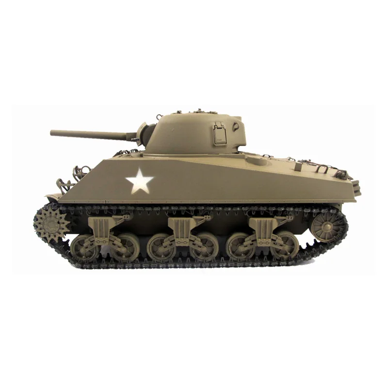 Металл Мату 1/16 M4A3 Шермана Р/У танки инфракрасный Recoil Армейский зеленый 1230