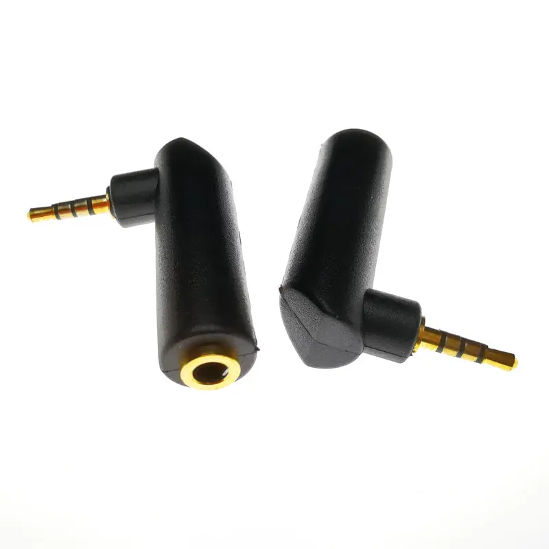 Лидер продаж комплект из 2 предметов с позолоченным разъемом 5 мм под прямым углом