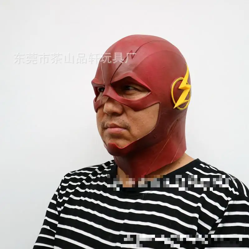 Маска на Хэллоуин настоящая маска молнии гарнитура Dc Super hero The Flash Hero Movie Theme Cos