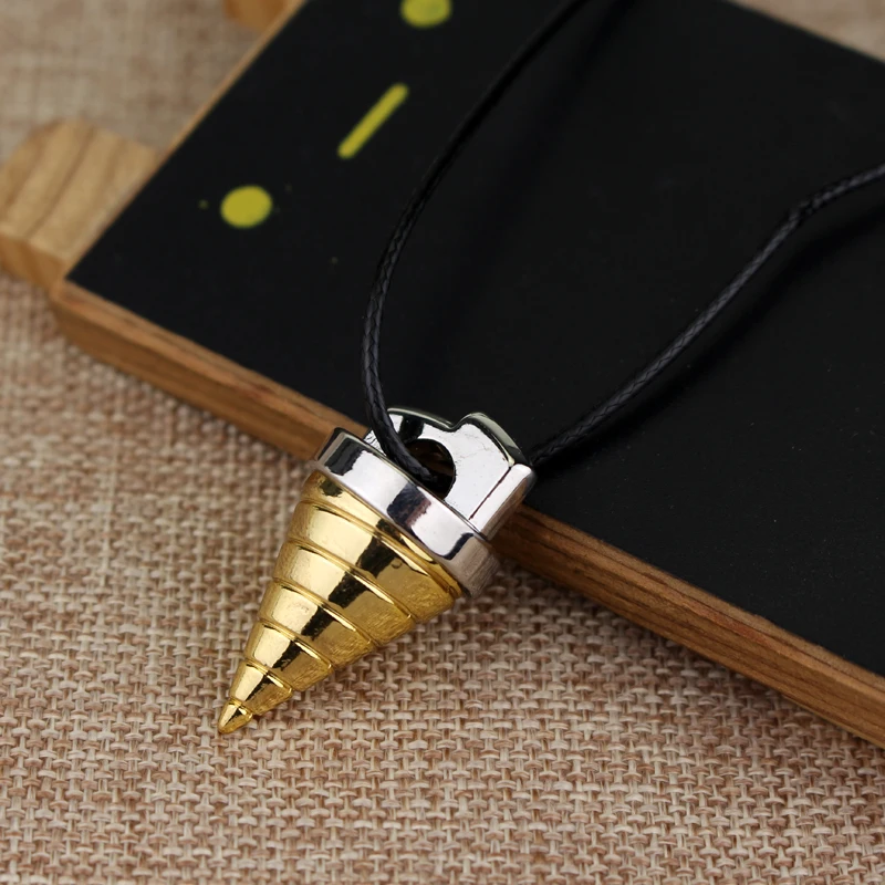 Gold Core Drill Figure Pendants Necklace Tengentoba Gulenlagan Kinon Tengen Toppa Gurren Lagann Choker Jewelry Gift | Украшения и
