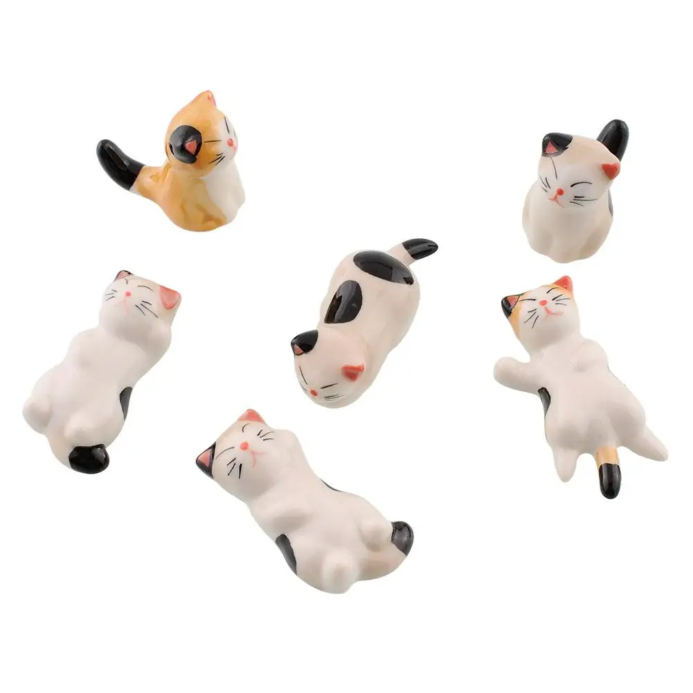 Набор из 6 керамических японских предметов палочки для еды держатель палочек