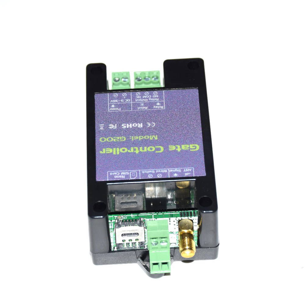 GSM реле открывания ворот Беспроводное дистанционное управление доступом к