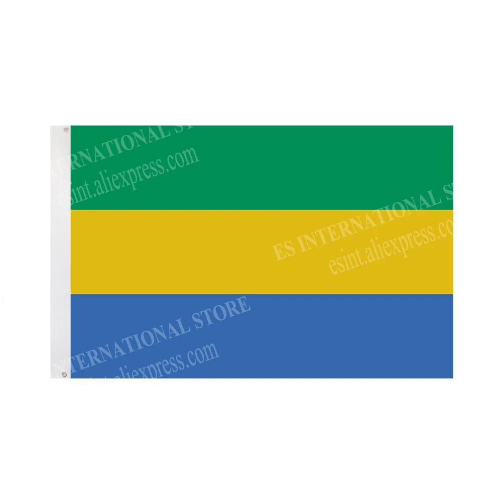 

Габонский флаг, Национальный полиэфирный баннер, Летающий 90*150 см, 3*5 футов, флаг по всему миру, для улицы