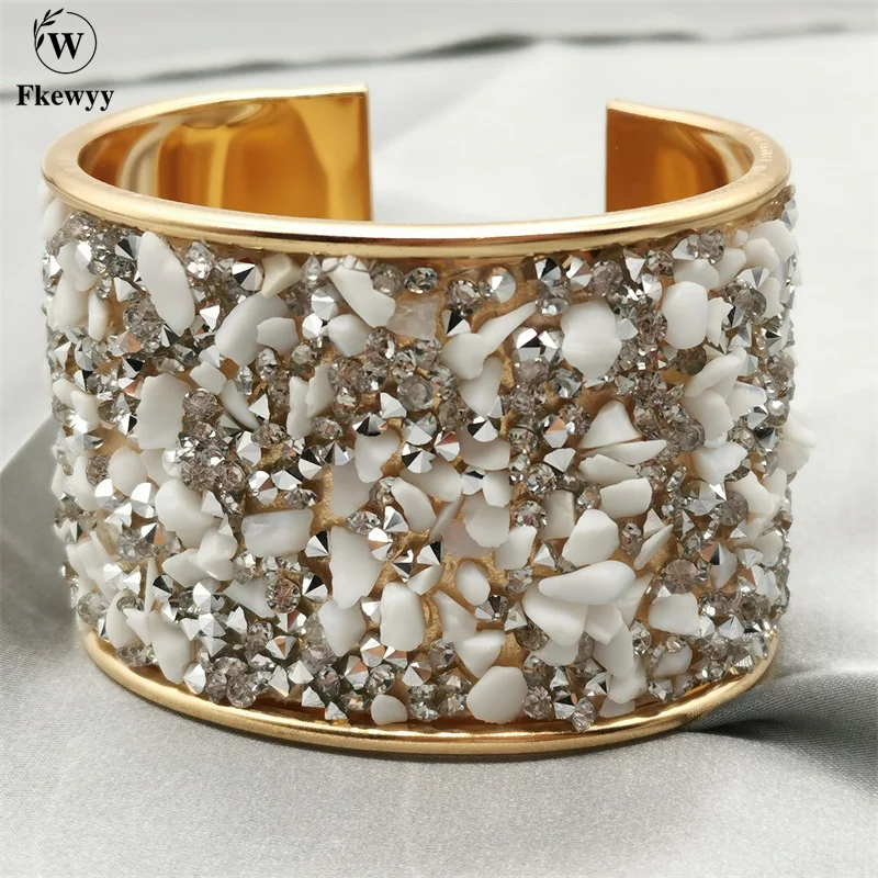 

Fkewyy Bohemia Bracelet Women Luxury Temperament Jewelry Natural Stone Manual Bracelets Gift Jewelleries Party Punk Accessories