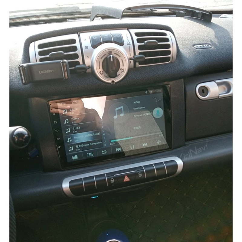 Автомагнитола KiriNavi 9 дюймов сенсорный экран Android 10 0 для Mercedes Benz Smart Fortwo GPS