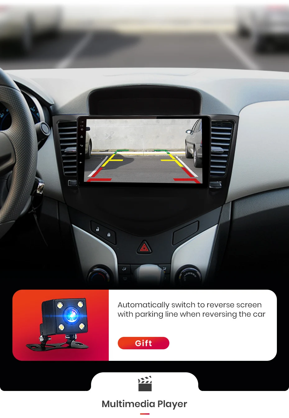 Junsun V1 pro 4G+ 64G Android 9,0 DSP для Chevrolet CRUZE 2009-2011 2012- Автомобильный Радио Мультимедиа Видео плеер gps RDS 2 din dvd