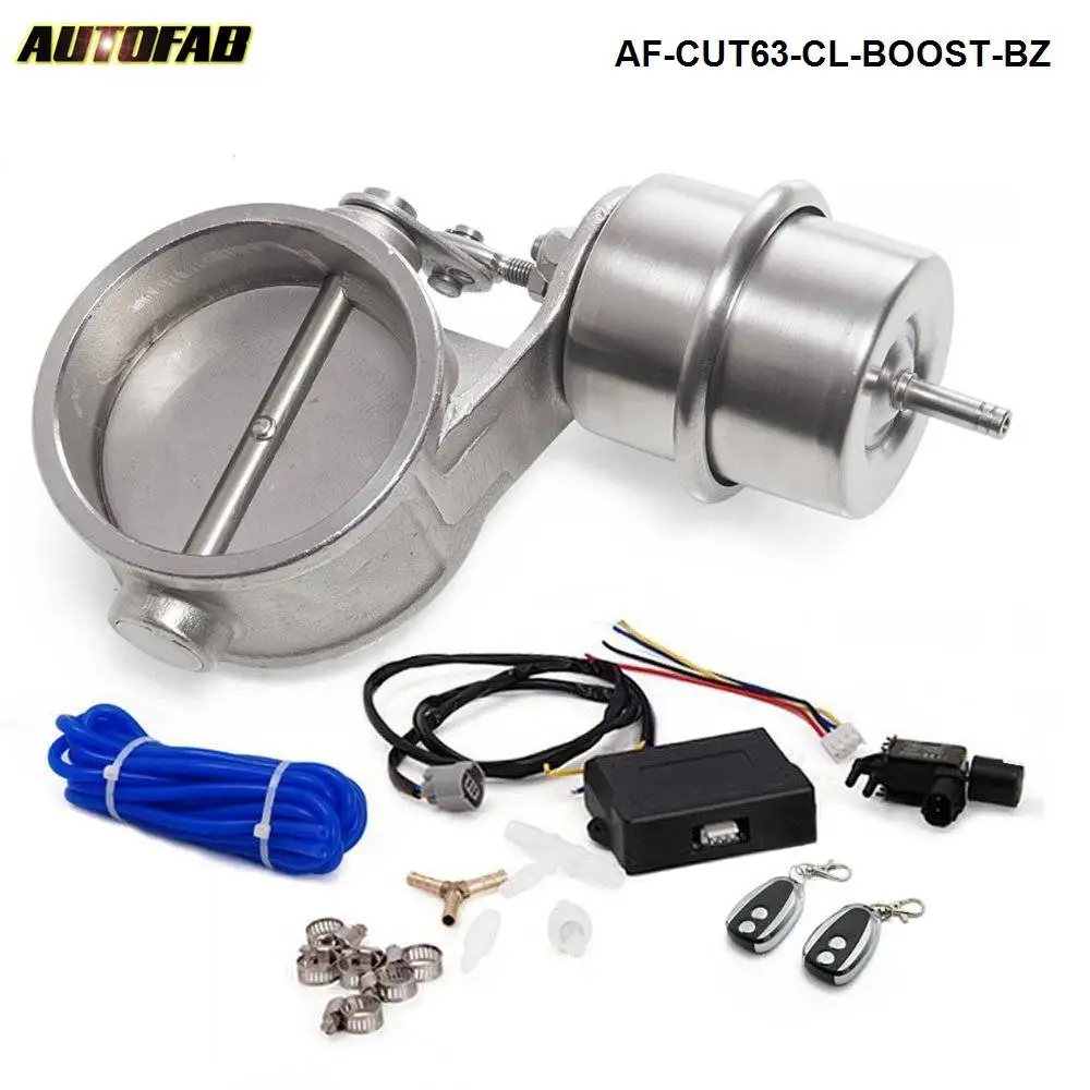 2 5 &quot63 мм закрытый повышающий Выпускной вырез клапан с беспроводным пультом