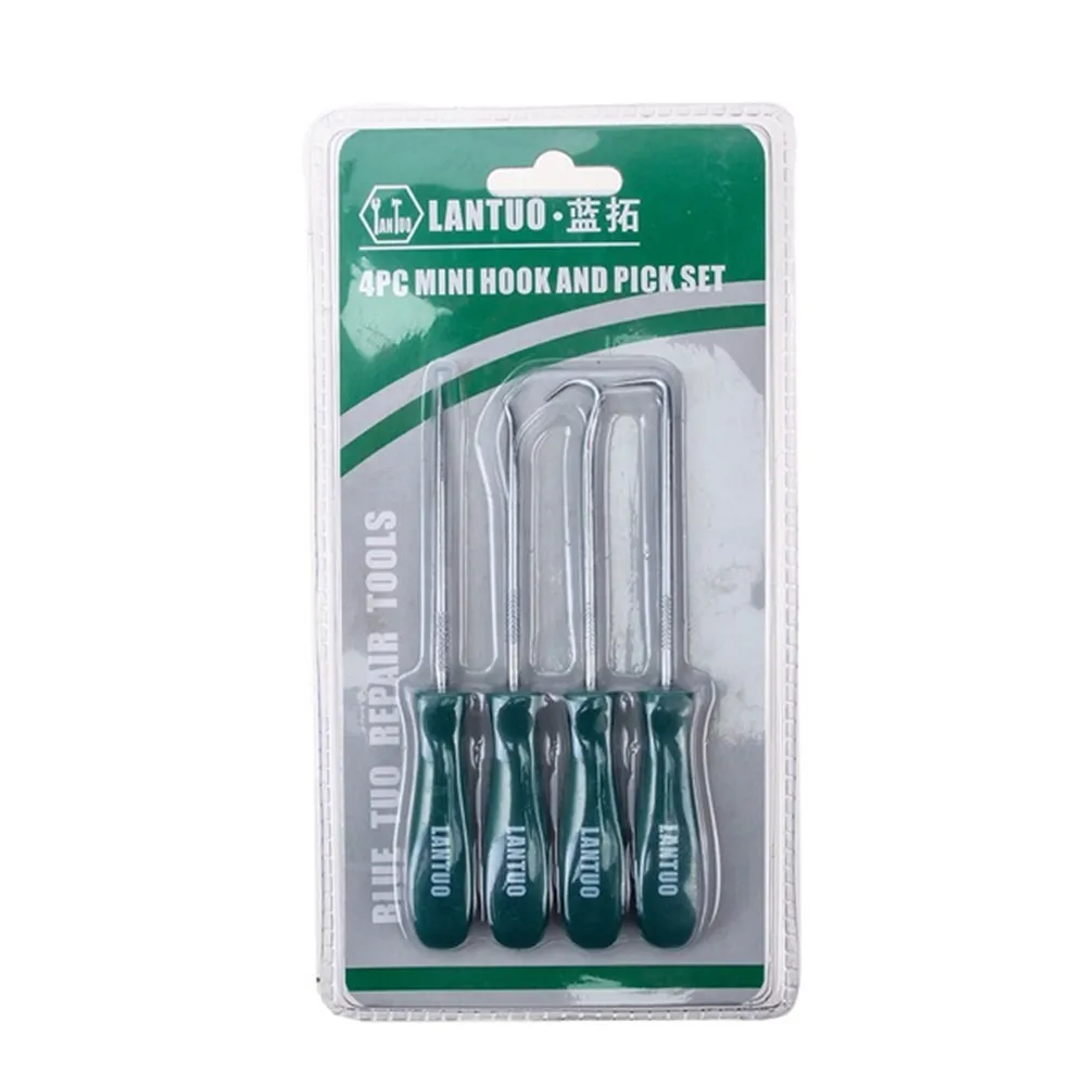 

4Pcs Vehicle Oil Seal Screwdrivers Set O-Ring Gasket Remover Pick Hooks Tools Auto Repair Tool Kit 165mm