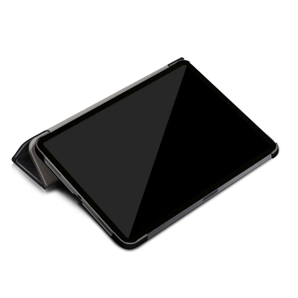 For iPad Pro 11 Inch 2020 Case With Pencil Holder Smart PU Leather Trifold Stand + PC Hard Back Cover | Компьютеры и офис