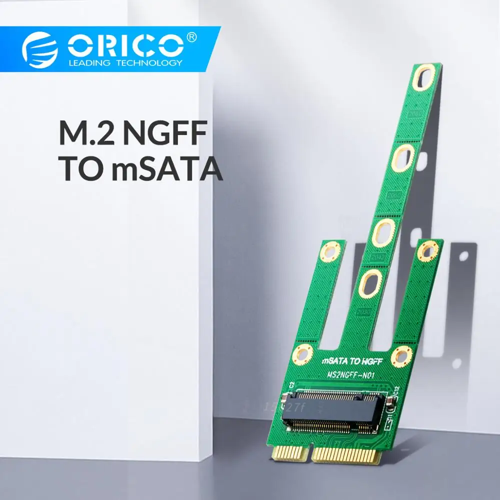 ORICO M.2 NGFF адаптер mSATA для 2230/2242/2260/2280 мм M2 NGFF Твердотельный накопитель(SSD жесткий диск M2 NGFF mSATA