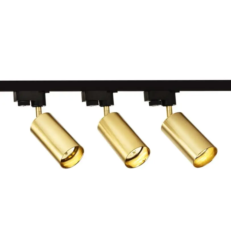 Led Track Light GU10 5W Aluminum Ceiling Rail Modern Tracking Fedex Clothing Shop Spotlights for Home Foyer Kitchen Lamps | Лампы и