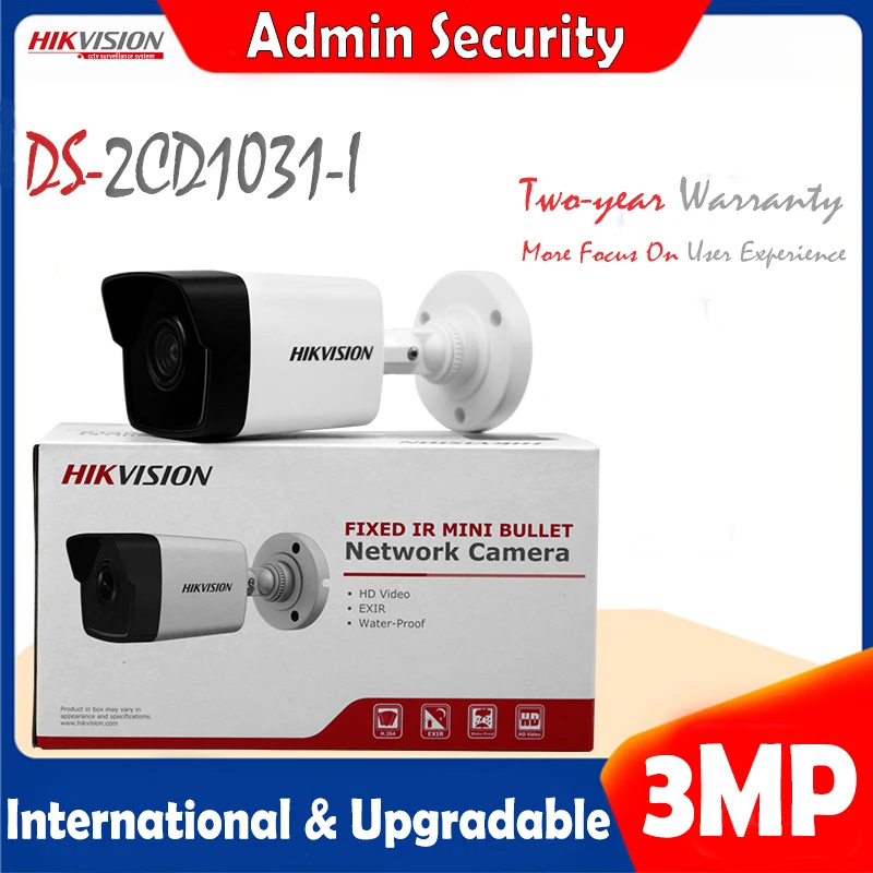 Hikvision английская версия DS 2CD1031 I 3MP Пуля CCTV сетевая камера IP веб Замена 2CD2035 I|Камеры