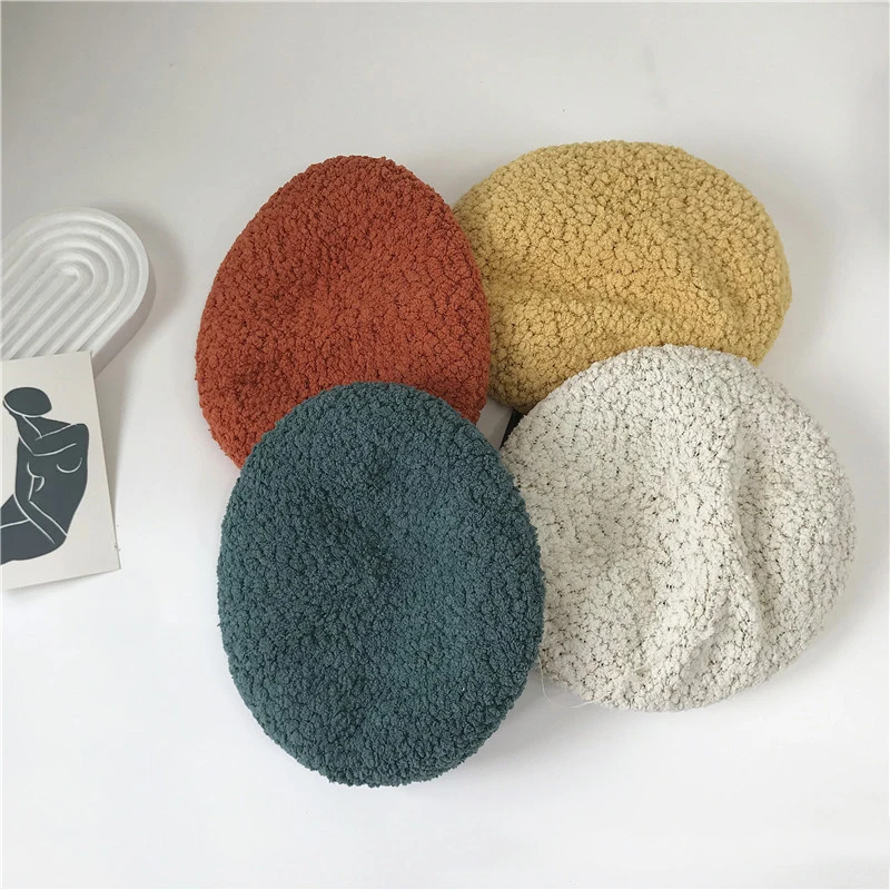

2020 Children Wool Berets Baby Kids Spring Autumn Winter Hats Boys Girls New Fashion Cap Children's Painter Cap French Cap
