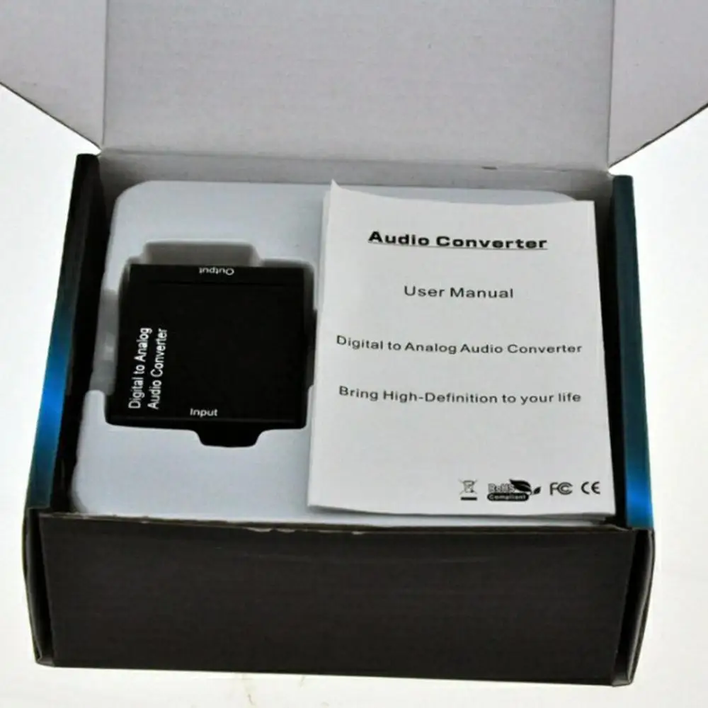 Аудио цифро-аналоговый Hdmi конвертер Hd 1080P адаптер для Hdtv Dvd Tv Box T-609 |