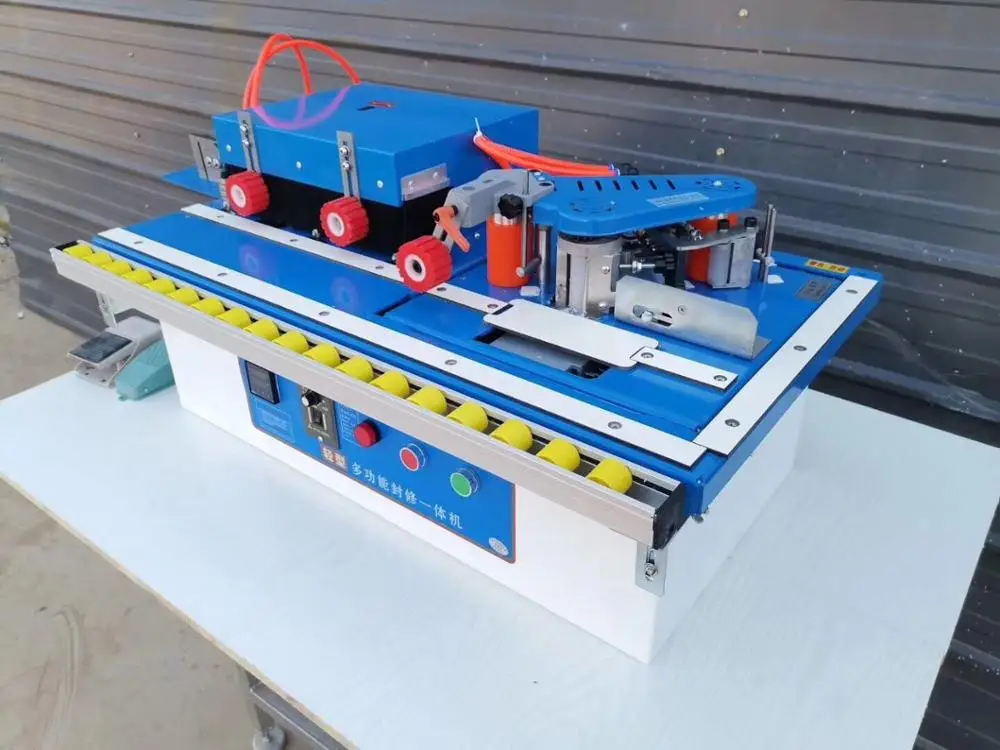 Деревообрабатывающий Кромкооблицовочный станок с склеиванием обрезка вращения