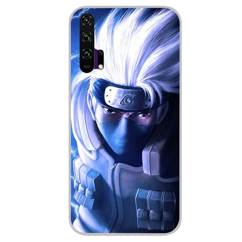 Silicon Cases For Huawei Honor 10 9 8 Lite 20 Pro 7A 7C 8X V20 V10 V9 naruto Kakashi TPU Silicone Cover case |