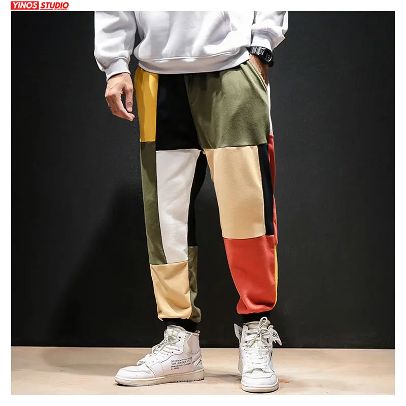 Мужские Мешковатые шаровары в стиле хип-хоп Повседневная Уличная одежда