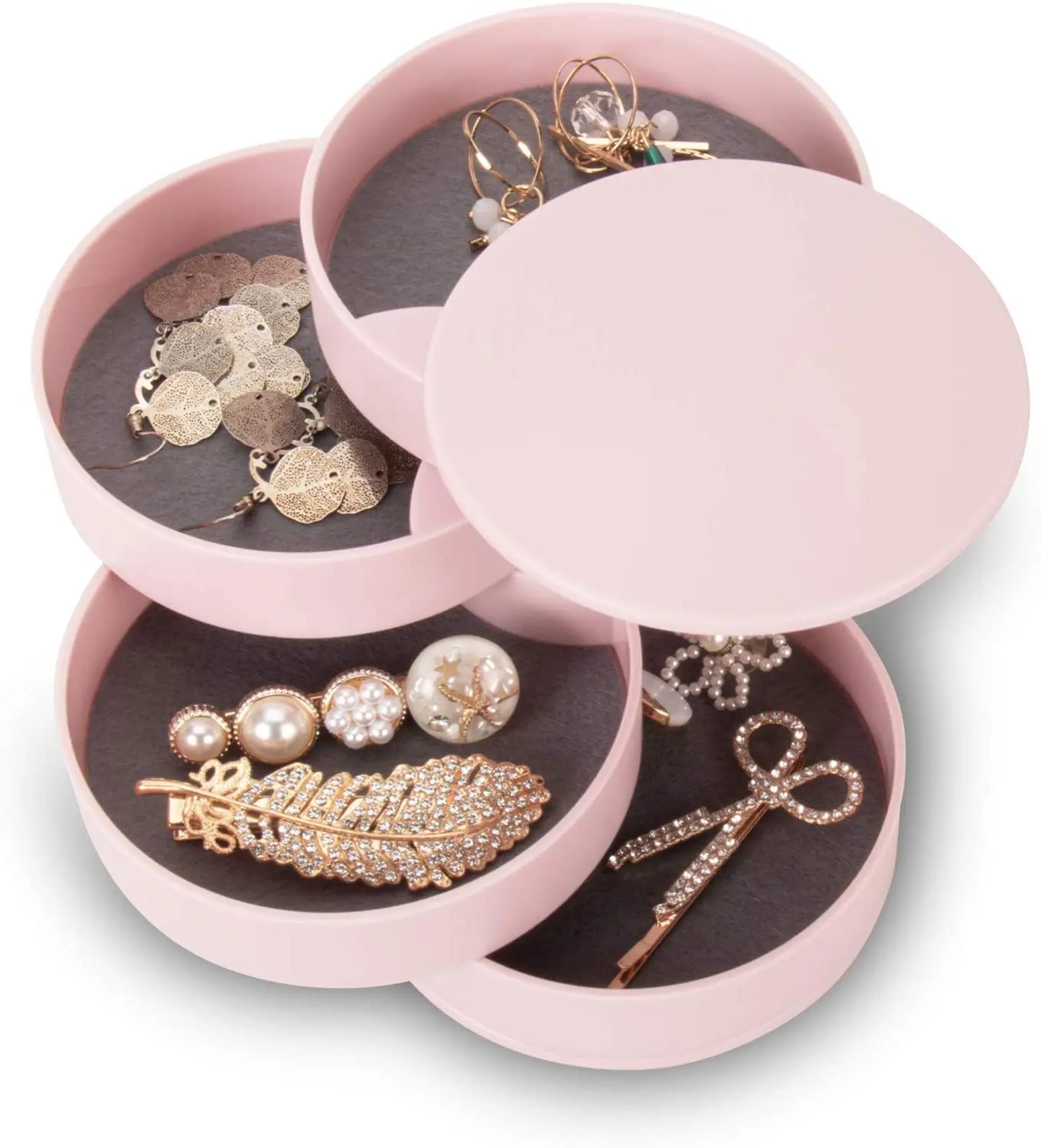 

2021 Jewelry Organizer Display Travel Jewelry Case Boxes Travel Portable Jewelry Box Storage Organizer Earring Holder Rings