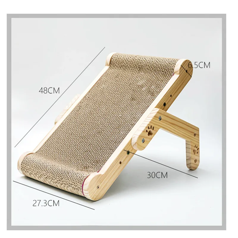 

Solid wood Corrugated cardboard nest vertical grinding claw board cat scratching board cat claw grinder cat toy
