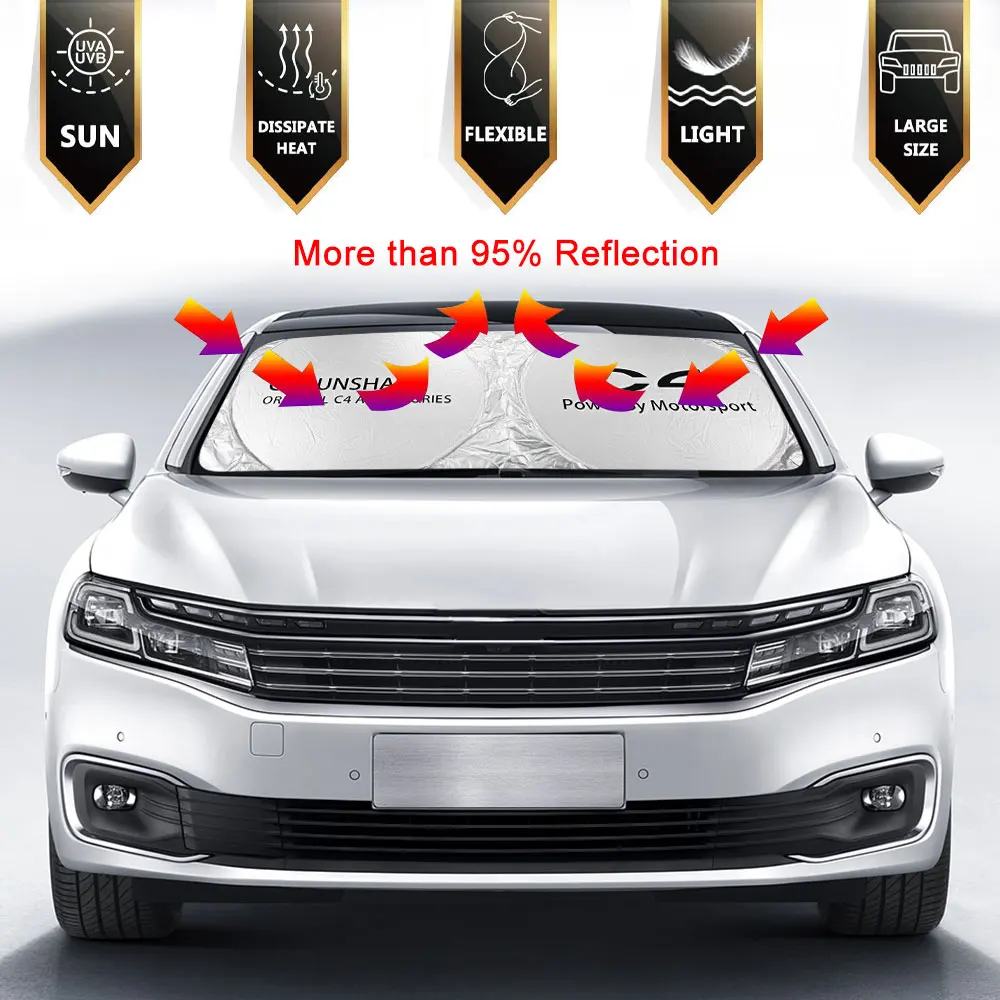

Car Windshield Sun Shade Cover For Citroen C4 CACTUS Picasso C5 C3 C1 C2 C4L C6 C8 VTS Berirclingo JUMPY XSARA NEMO Accessories
