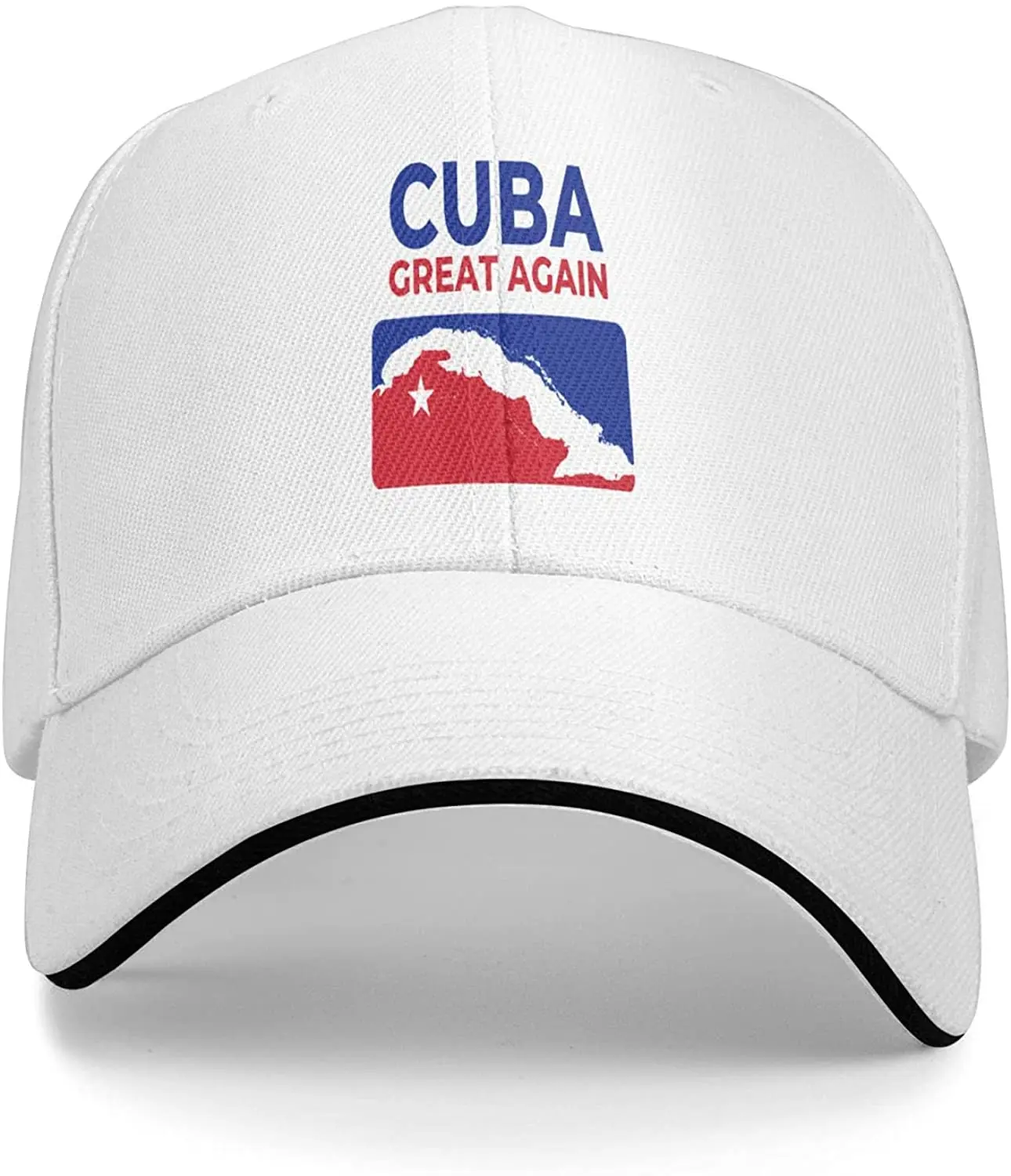 

Patria Y Vida Viva Cuba Libre Sandwich Cap Unisex Trucker Dad Hat Adjustable Casual Sports Sun Hat for Mens Womens Black